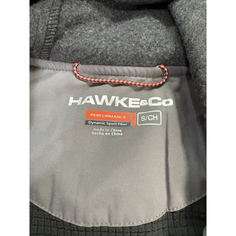 Hawke Performance Jacket Mens Small Gray Lined Hooded Outdoor Coat - Picture 2 of 8